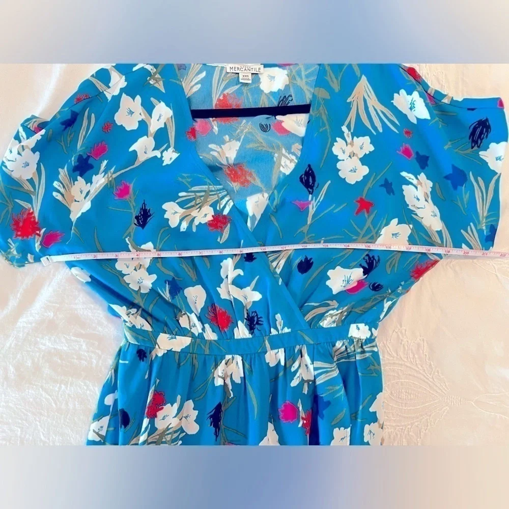J. Crew Mercantile Floral Hi-Lo‎ Dress Size XXS